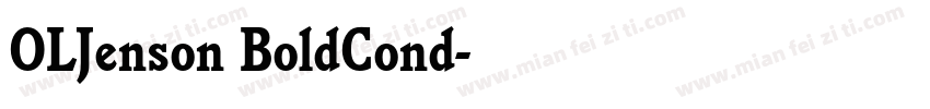 OLJenson BoldCond字体转换